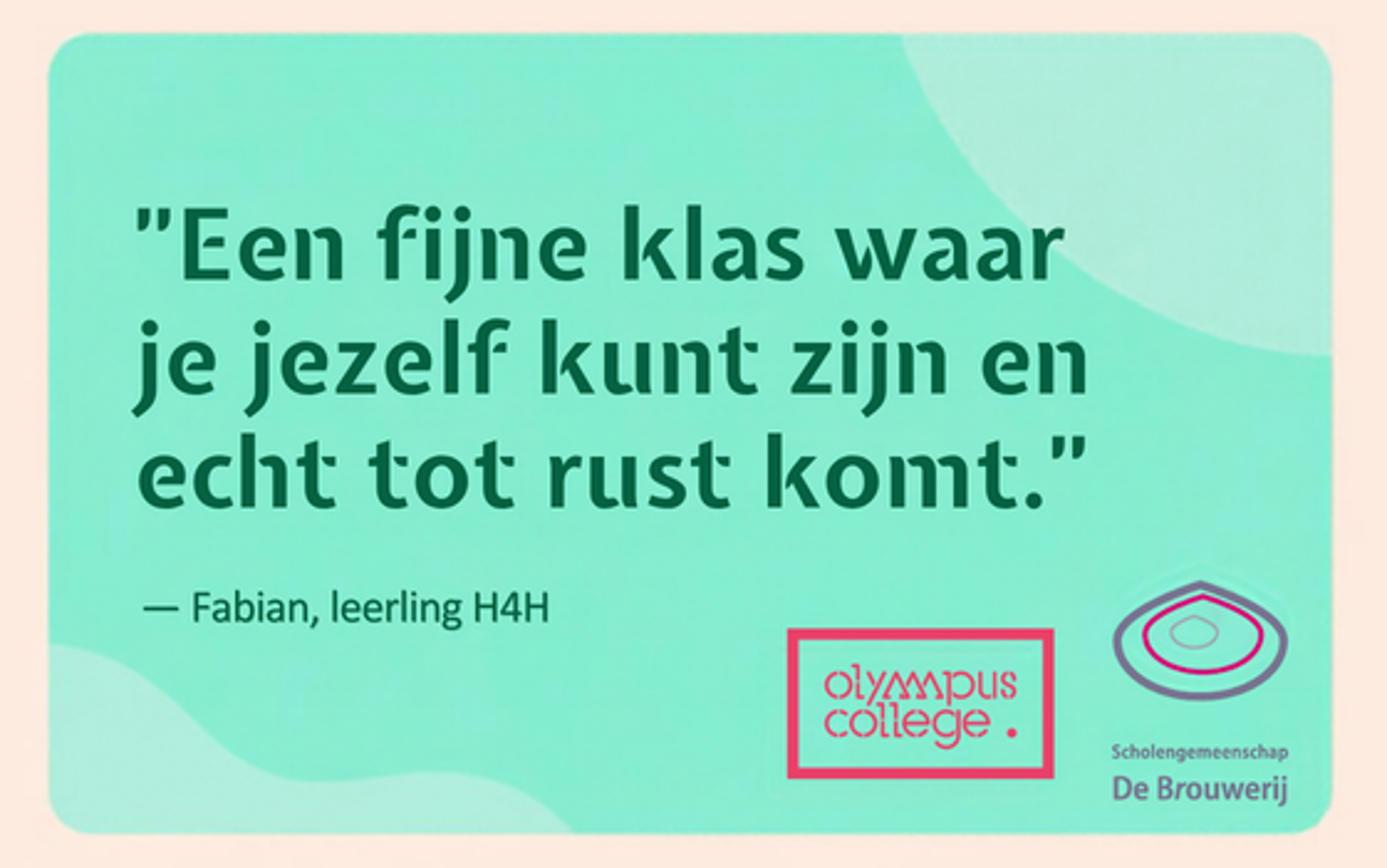 De eerste geluiden van H4H